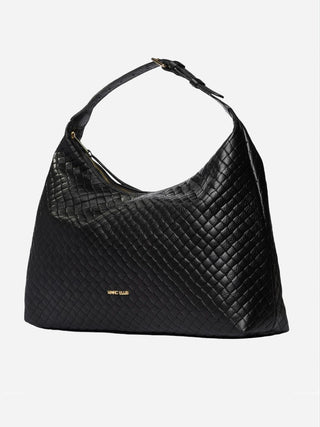VICTORIA PLOT – Borsa in pelle Black/Gold