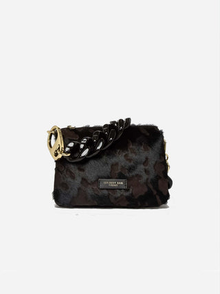 Reflex Cavallino – Borsa a spalla piccola in pelle Choccolate