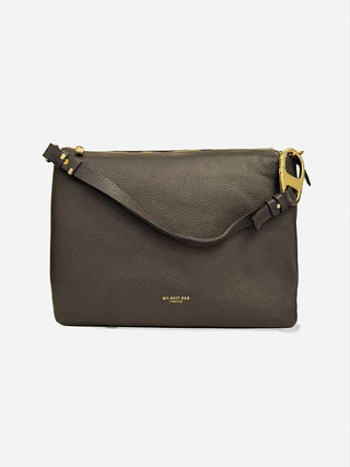 Reflex Dollaro – Borsa a spalla grande in pelle Chocolate