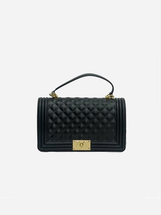 FLAT SQUARE S - Black / Light Gold