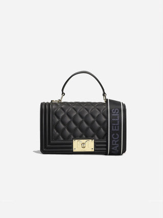 FLAT SQUARE S - Black / Light Gold