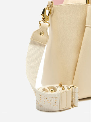 Amy Bijoux – Borsa a mano in pelle Beige